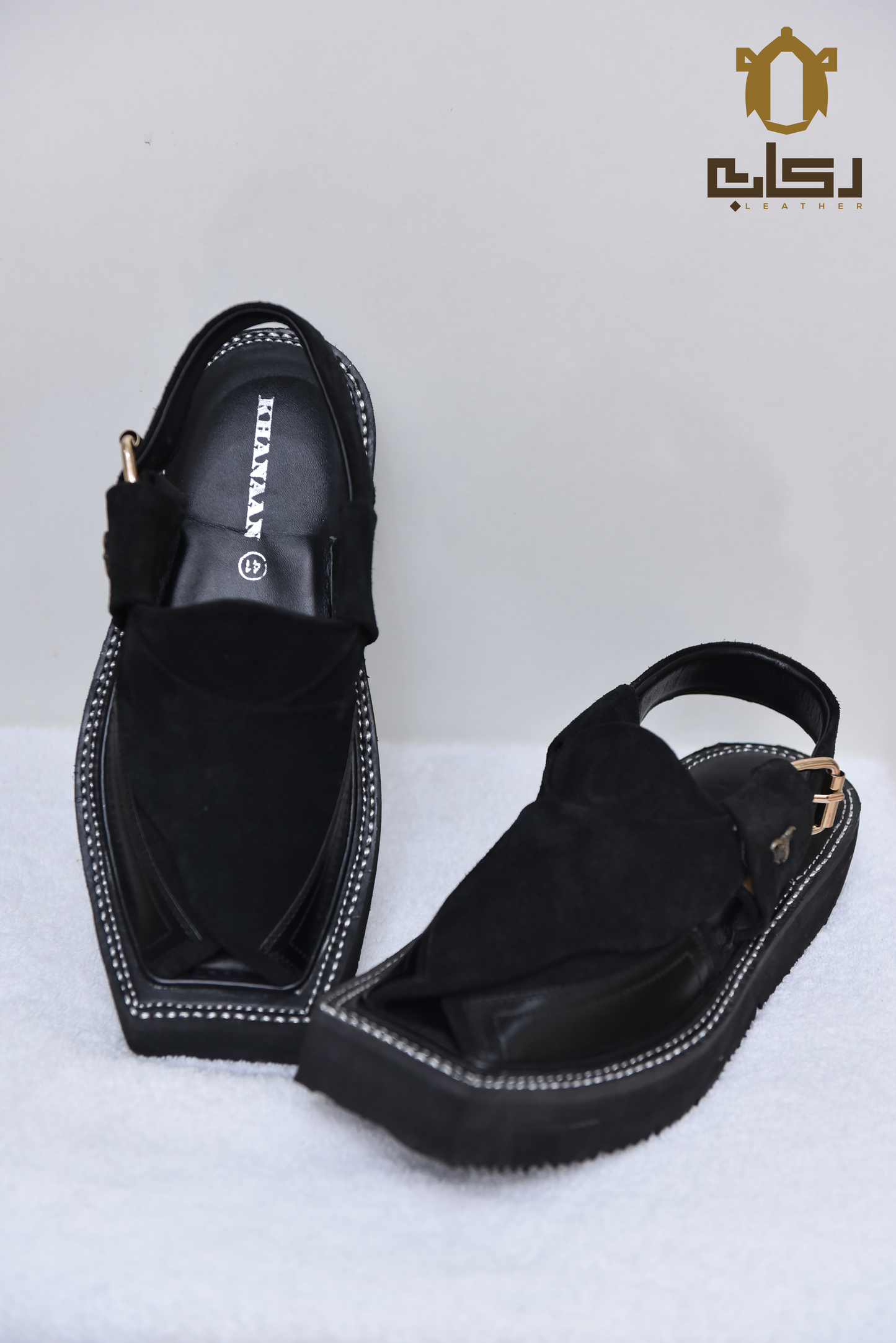 Premium Khanaan - Black Suede